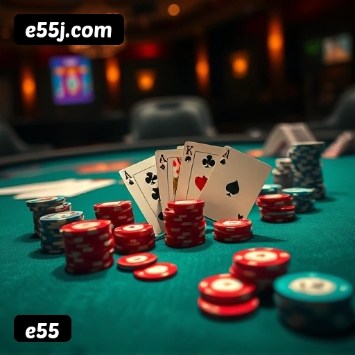 Streaming 4K no cassino ao vivo da e55